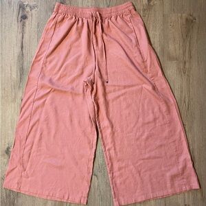 Women’s Pink/Peach Wide-Leg Pants- Brand: Be Cool